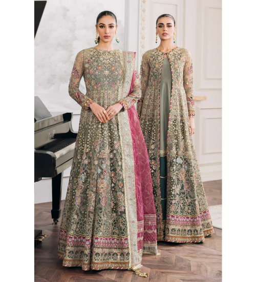 Embroidered 2-PC Net | BQU-CH12-02 Maxi