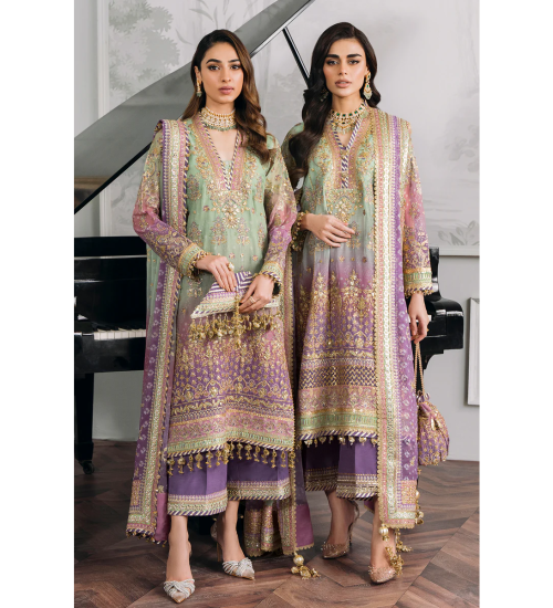 Embroidered Chiffon | BQU-CH12-08